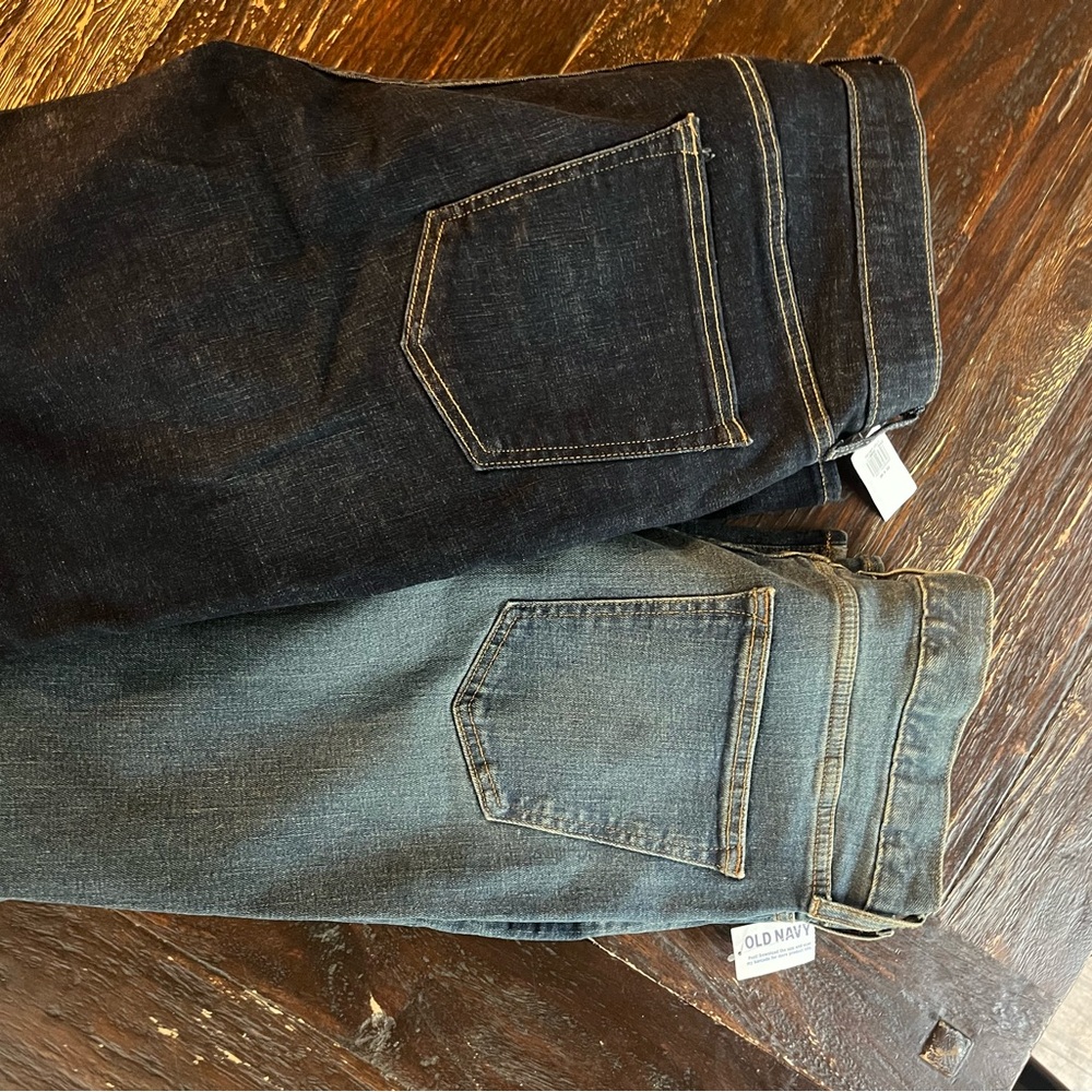 2 Pair NWT Old Navy Men's Jeans - Light and Dark Blue - Picture 3 of 3